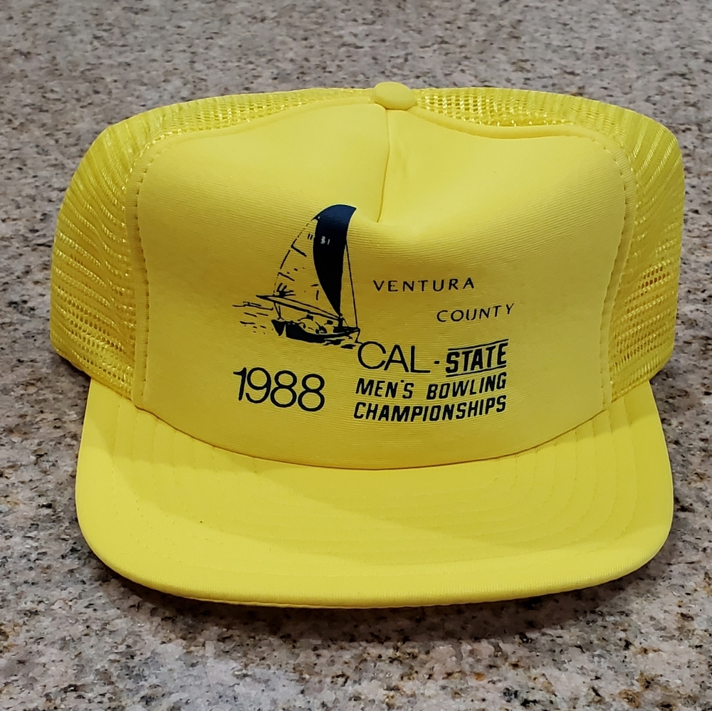 Vintage 1988 Ventura County Bowling Trucker Hat